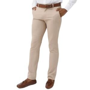 Peter Millar Crown Sport Pilot Twill Flat Front Pants Mens Size 34x34 NWT $175